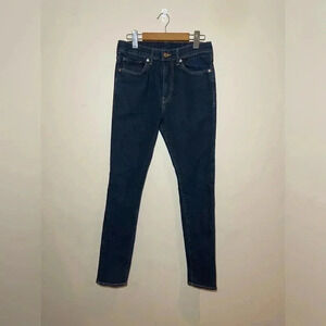 H&M  &Denim Skinny Coupe Moulante Jeans Dark Wash Blue Size 31/32